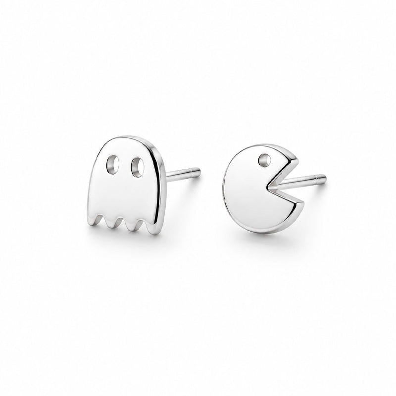 Fashion Asymmetric Little Devil Hallowmas Stud Earrings DA1975