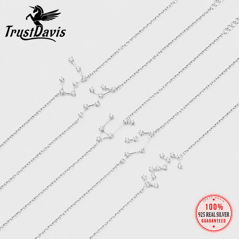 12 Constellation Bracelet Bangle Women Wedding Jewelry DA433