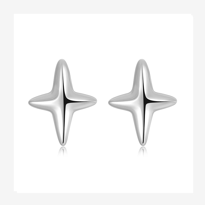 Sweet Star CZ Stone Charm Stud Earrings DA2487