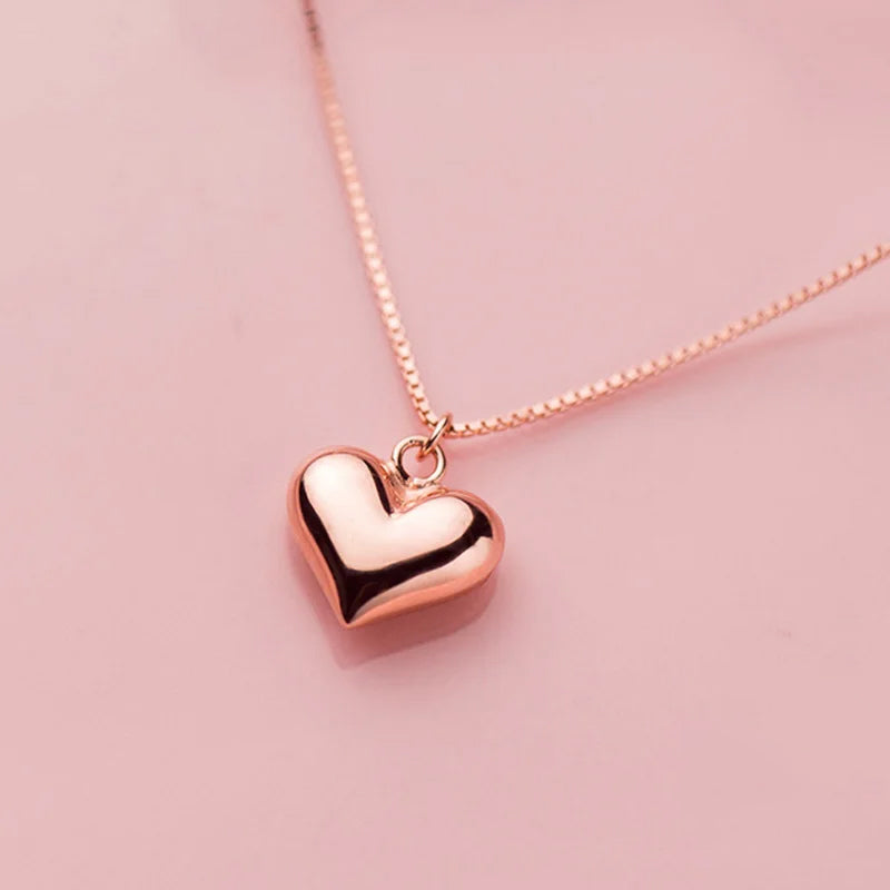 Fashion Romantic Heart Pendant Clavicle Necklace