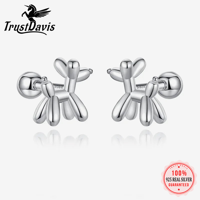 Sweet Animal Dog Screw Stud Earrings DA2726