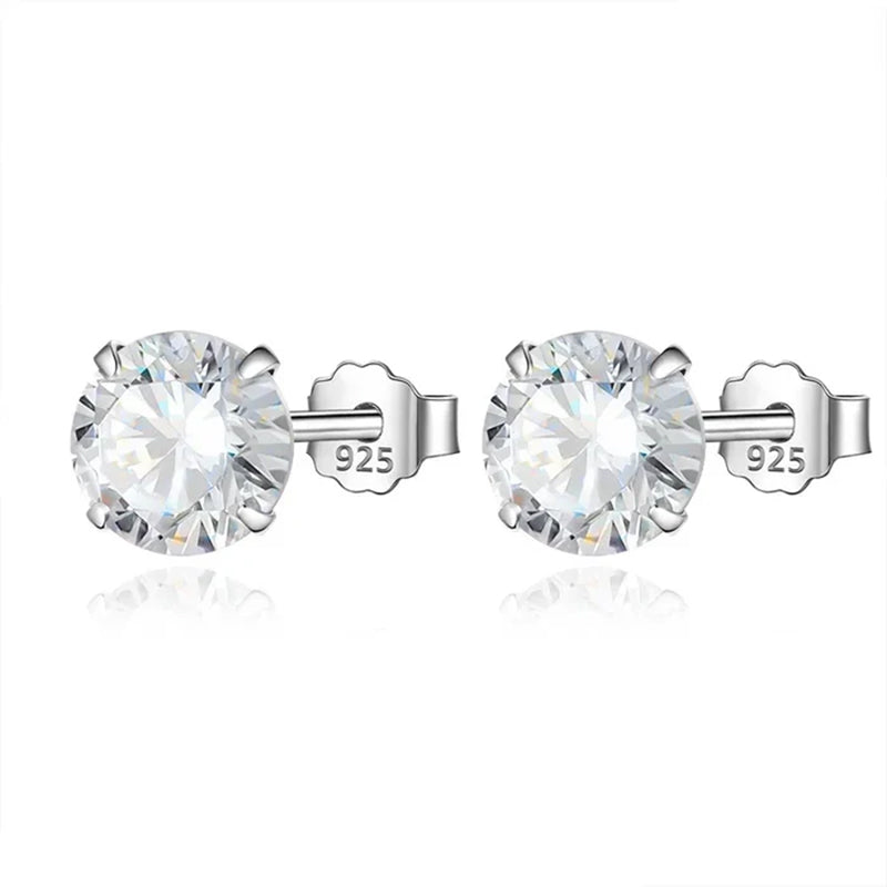 Sweet Round Zircon Colorful Earrings DS4084