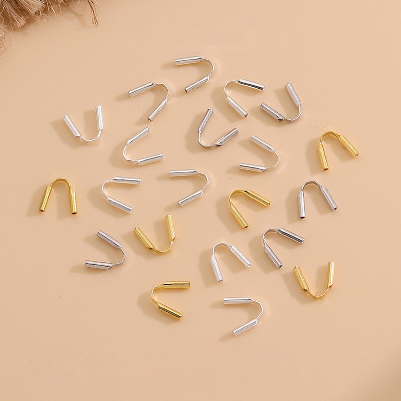 U-shaped buckle DIY silver jewelry accessories DS4817
