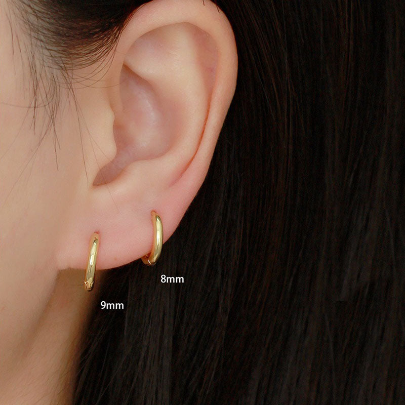 Smooth Hoop Earring DS3351