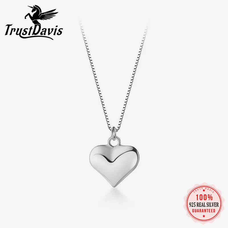 Fashion Romantic Heart Pendant Clavicle Necklace