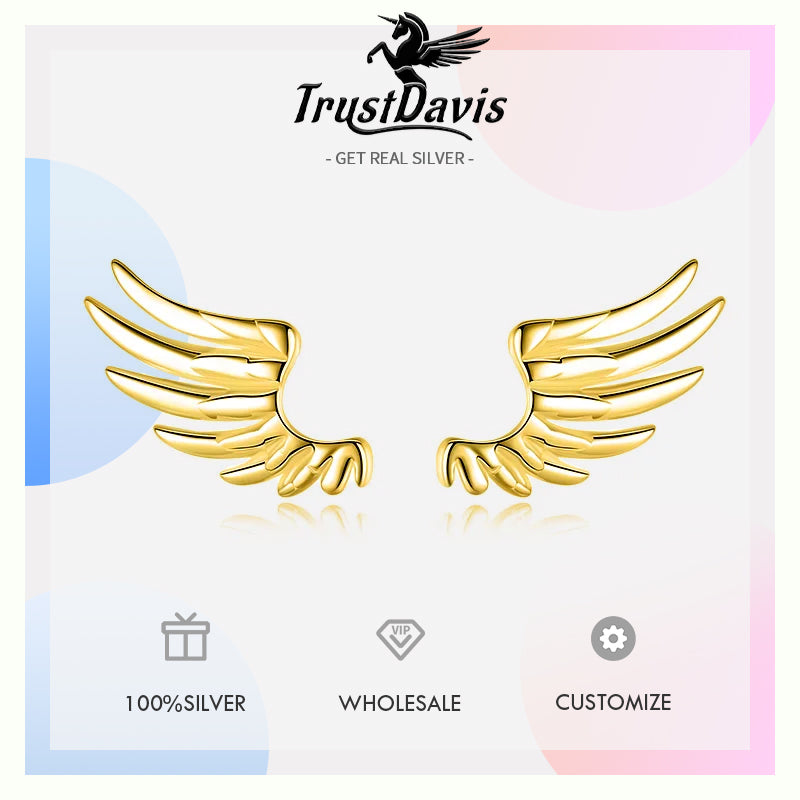 Angel Wings Stud Earrings DS1519