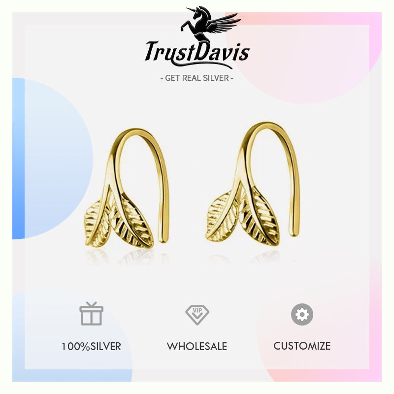 Sweet Leaf Chic Branch Stud Earrings DA2642