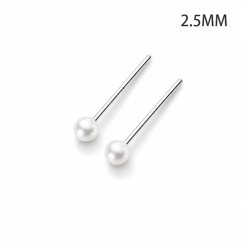 Fashion Simple MIni Pearl Charm Stud Earrings DA1511
