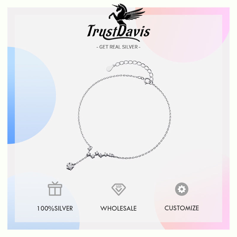 Fashion Sweet Big Dipper CZ Anklets DA2336