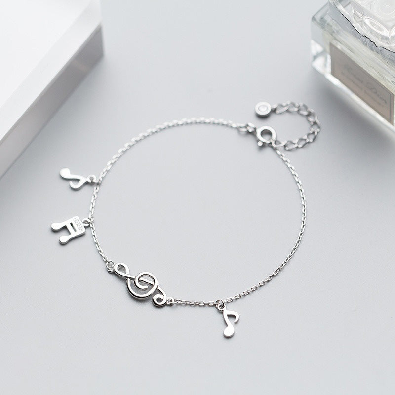Simple Sweet Musical Note Bracelet for Women Girls Jewelry Gift DS4315