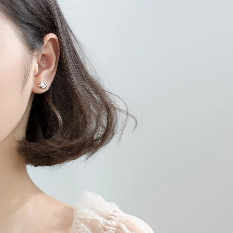 Fashion Animal Pig Stud Earrings DA90