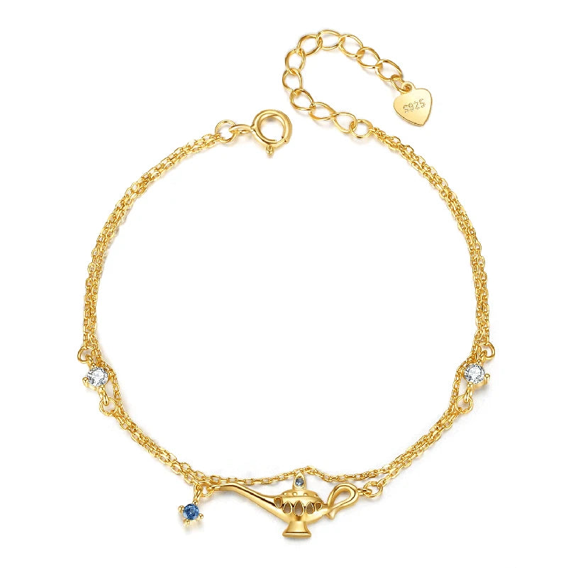 Moon Star Round Bowknot Bracelet DB1383