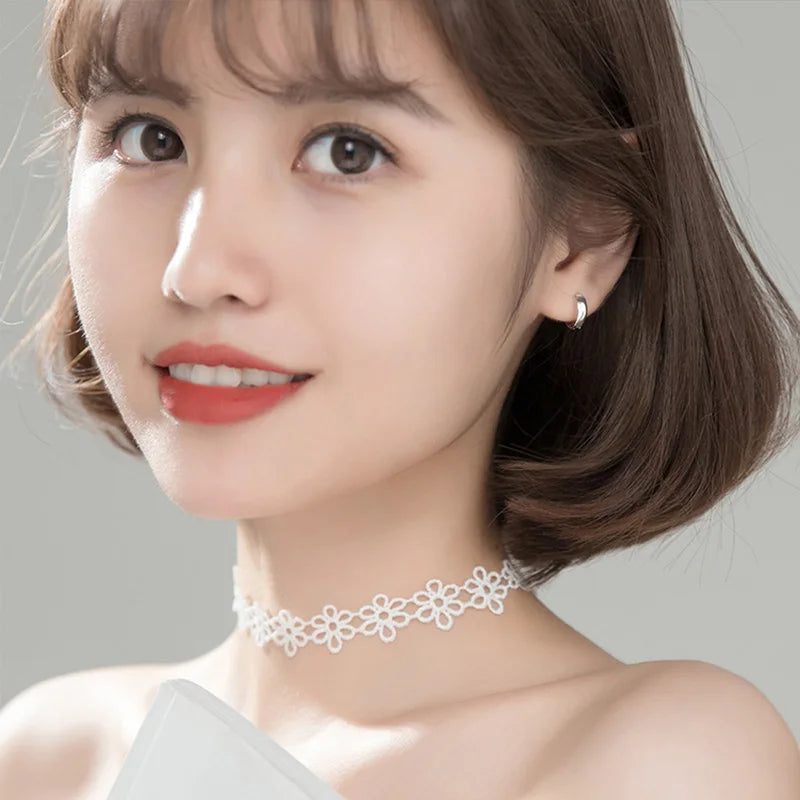 Cute Neat Hoop Earrings DA1417