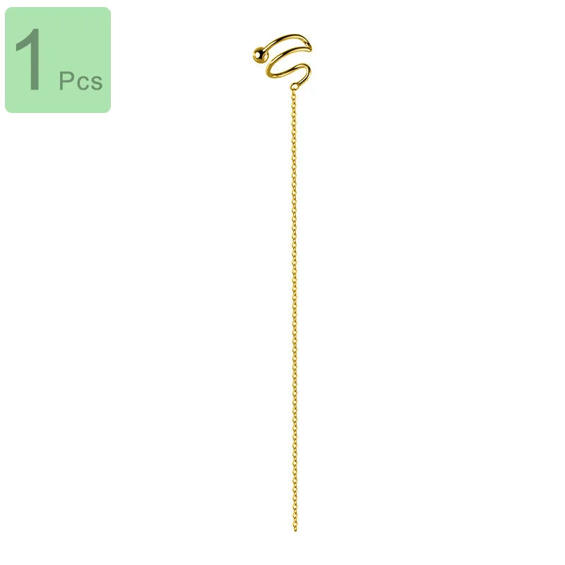 16cm Ear Line Cuff Clip on Earrings DA2357