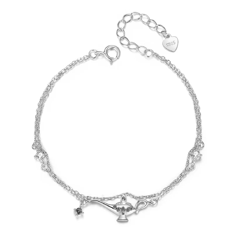 Moon Star Round Bowknot Bracelet DB1383