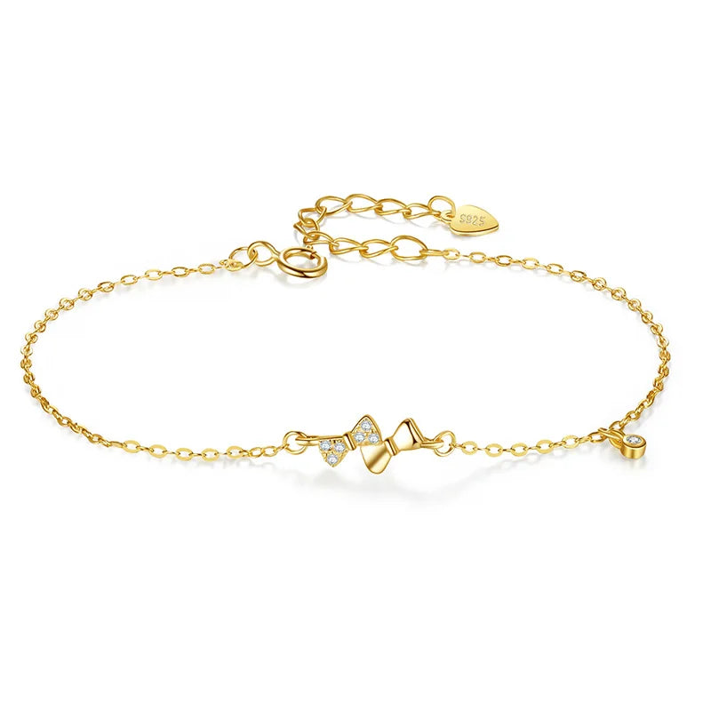 Moon Star Round Bowknot Bracelet DB1383