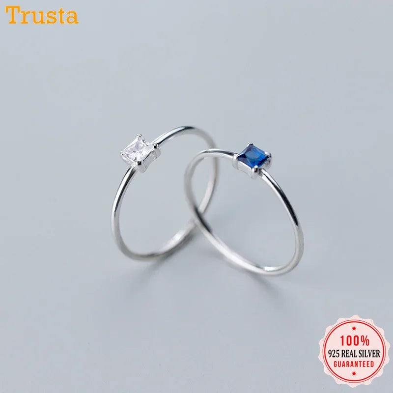 Dazzling Square Finger Ring DS112