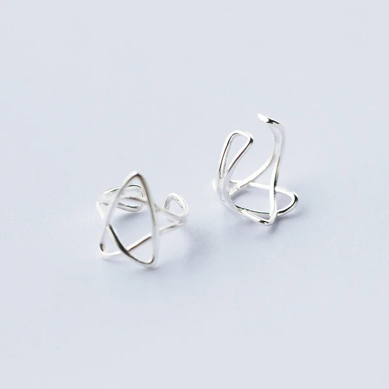 Star Ear Cuff Clip on Earrings DS489