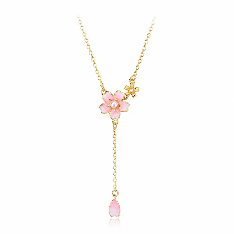 Pearl Flower Necklace DS4906