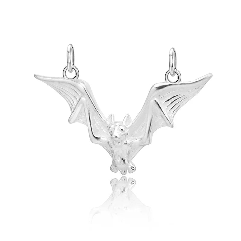 Circle Bat Charm Pendant DIY Accessories DZ445