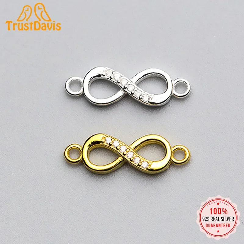Infinite Shiny CZ Charm Pendant DZ244