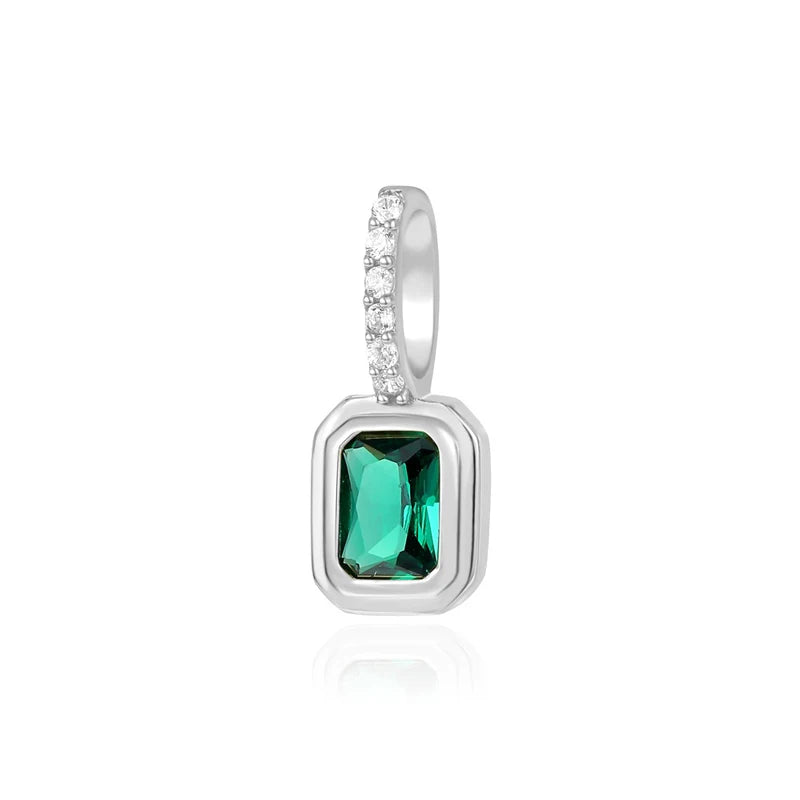 TSquare Colored Zircon Charm Pendant DZ1695