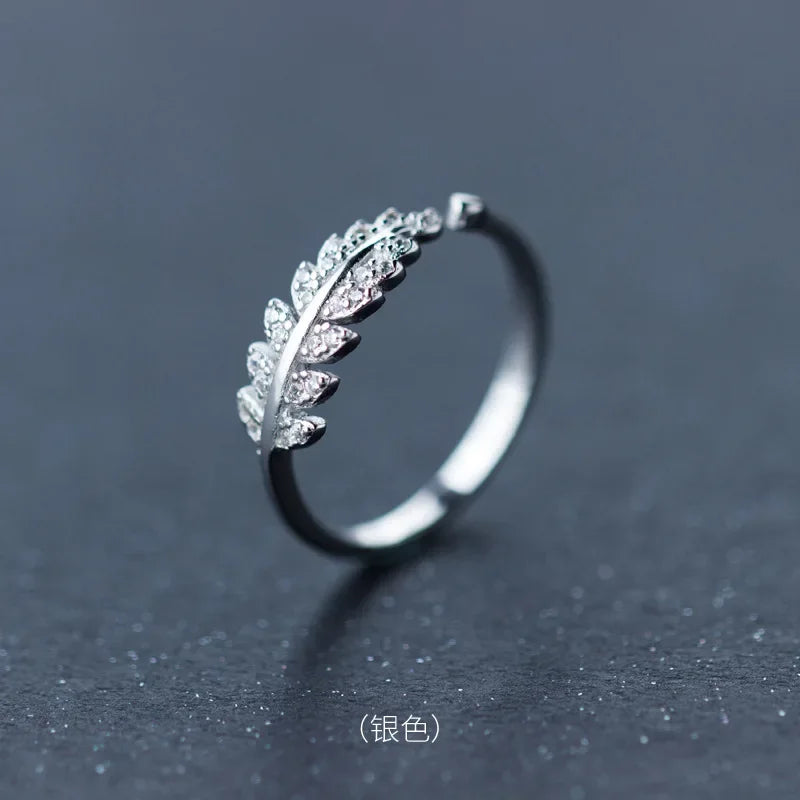 Leaves Opening Finger Ring DS958