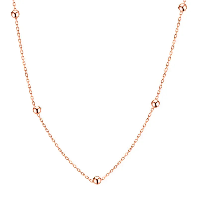 Cute Small Beads Pendant Necklace DS895