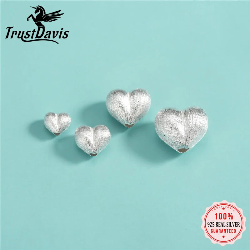 Bracelet Necklace Fashion Glossy Heart Separator Beads DZ1791