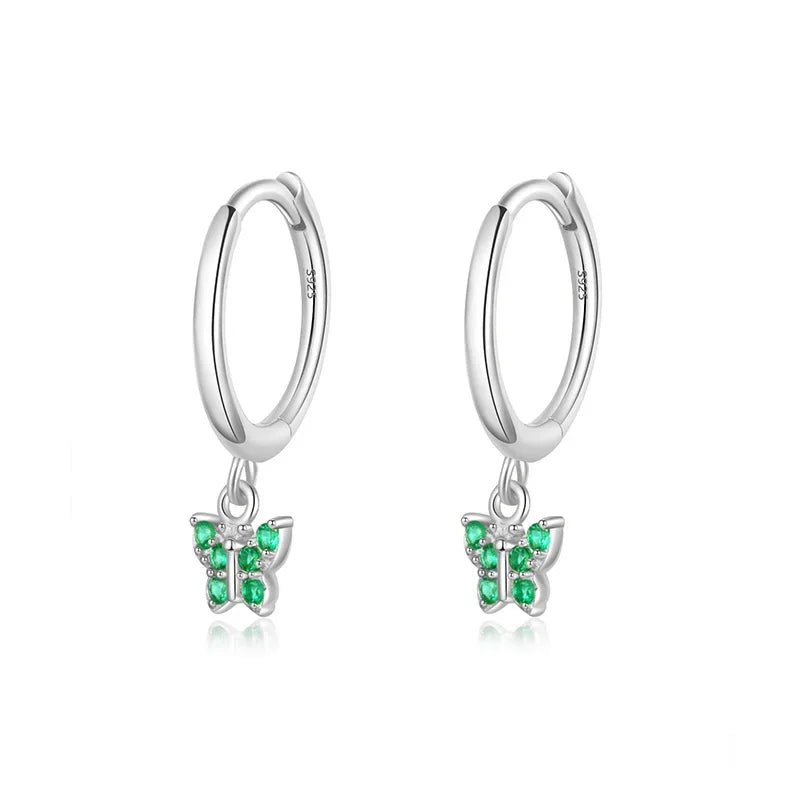 Butterfly Hoop Earrings DS3843