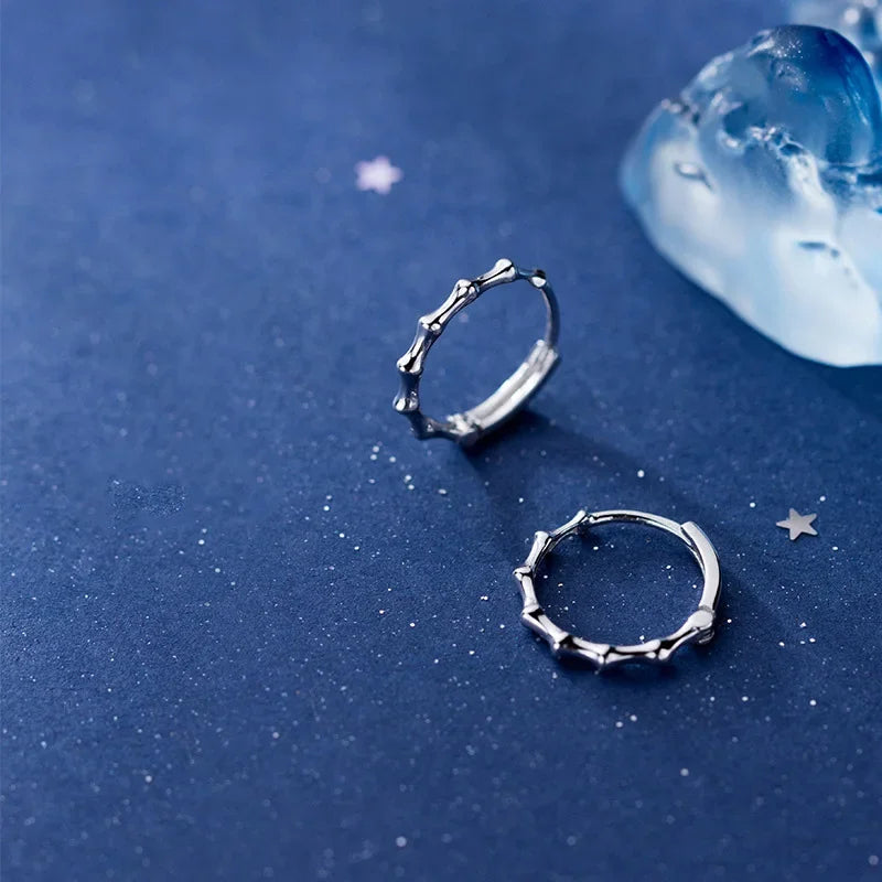 Hoop Earring Bamboo Ear Cuff Earrings DA1987