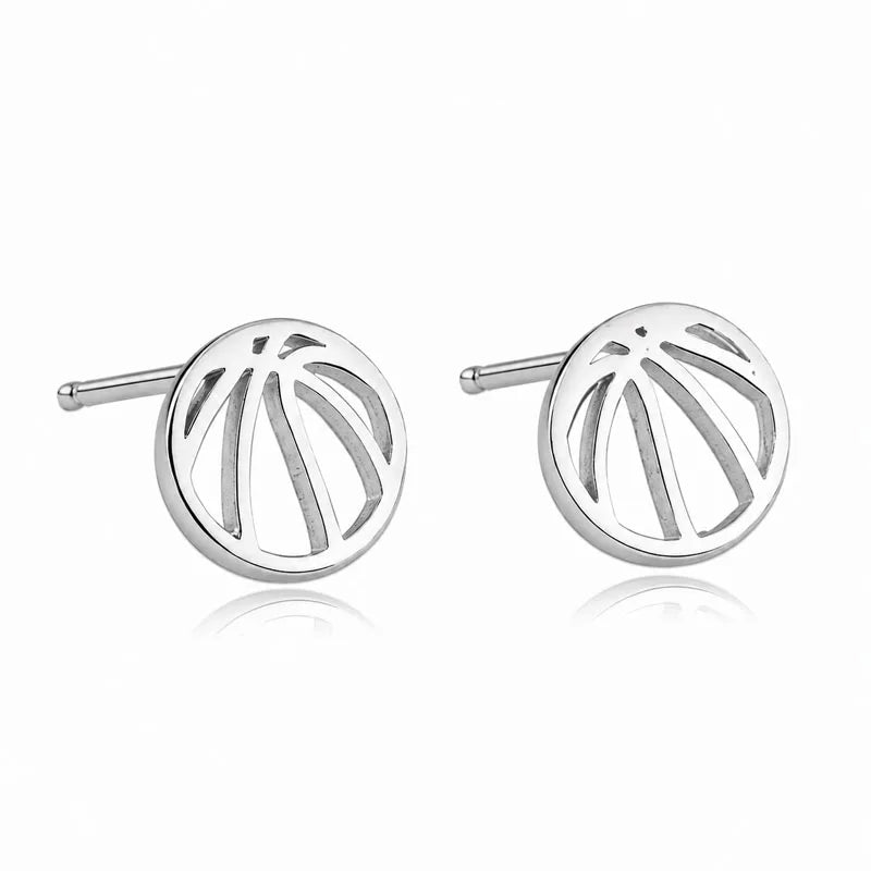 Basketball Openwork Stud Earrings DS4925