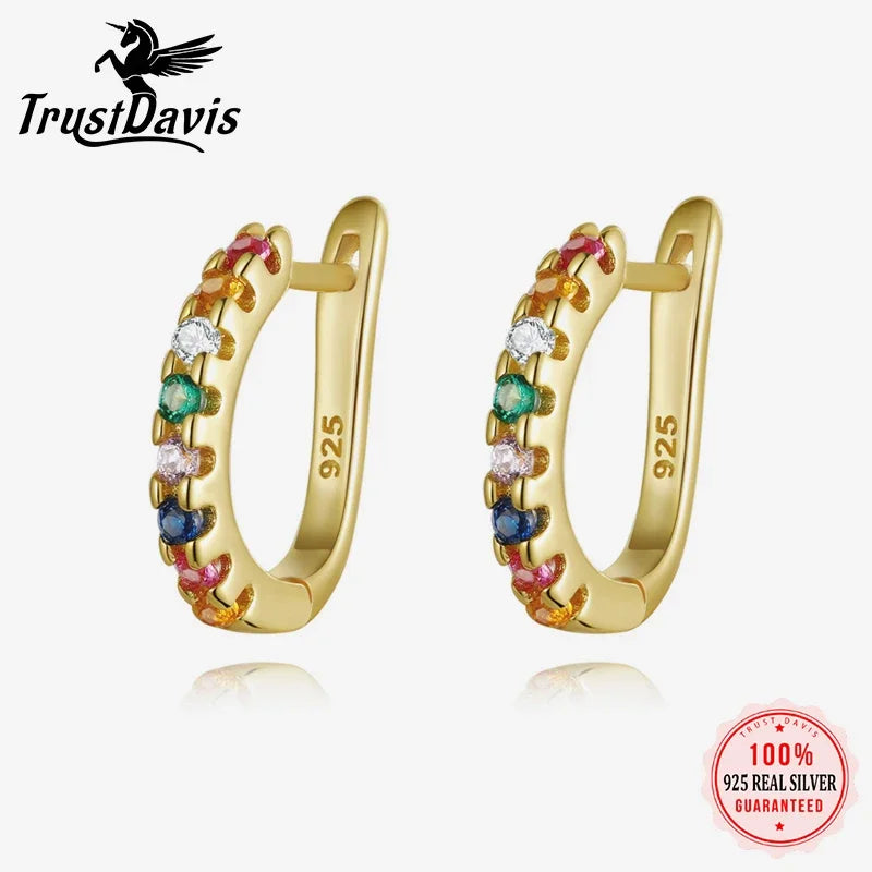 Colors Dazzling Hoop Earrings DS4320