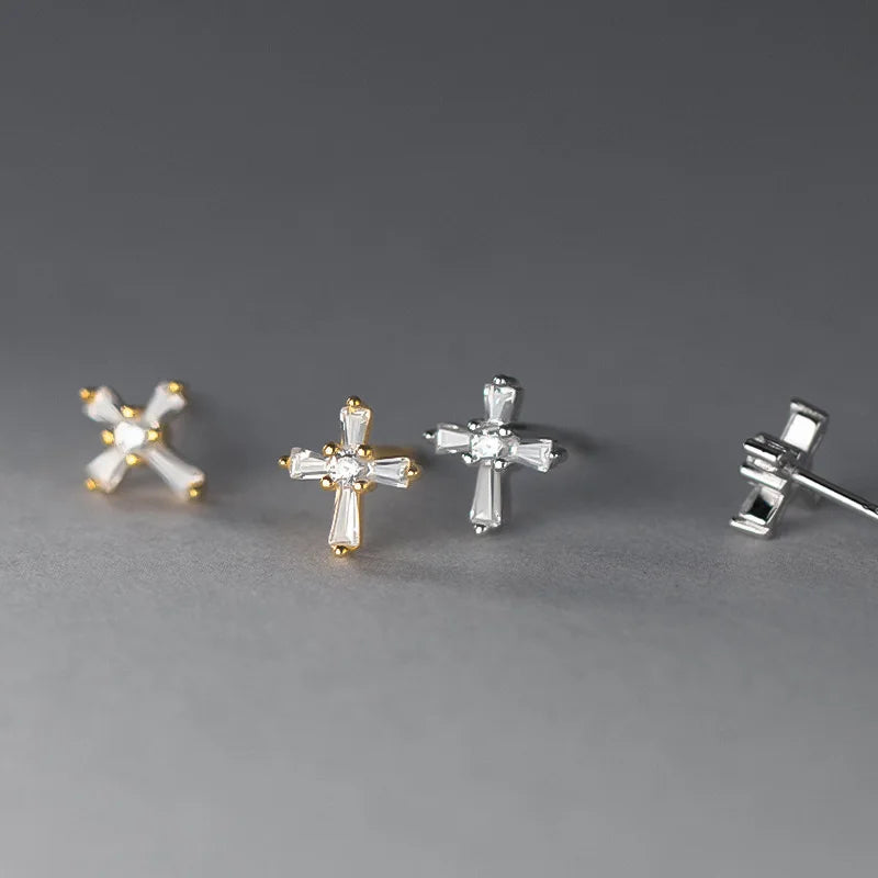 Cross Stud Earrings DS3500