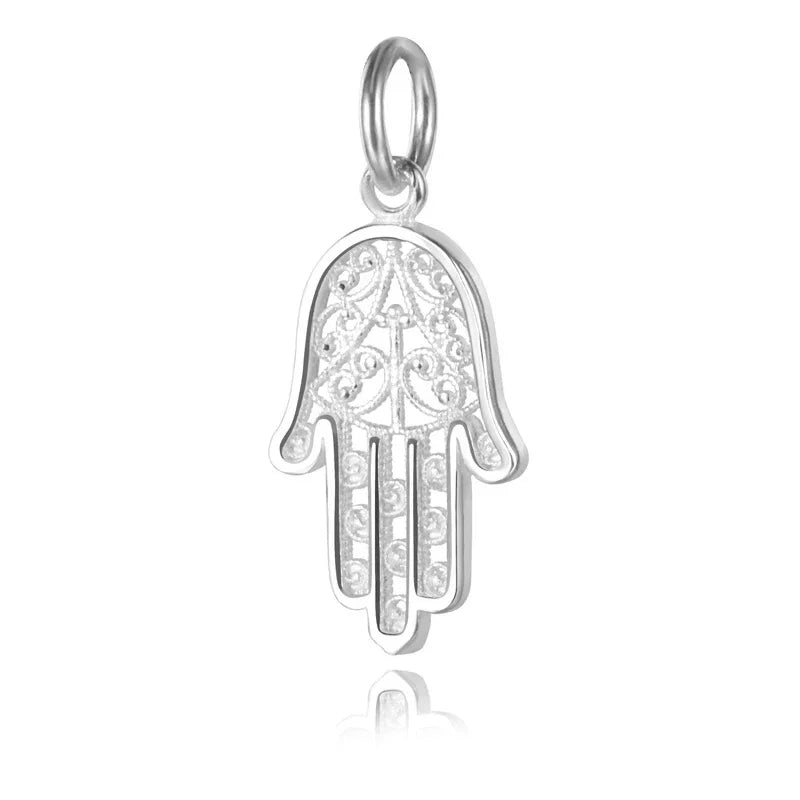 Cute Hollow Palm Charm Pendant Handmade DIY Accessories DZ142