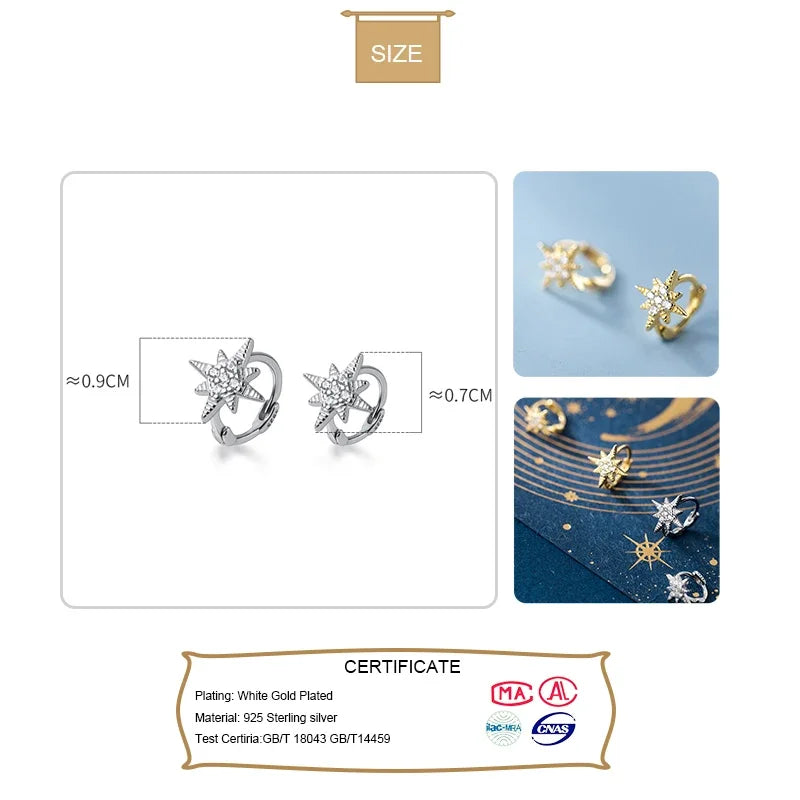 INS Star Mini Hoop Earring DA1601