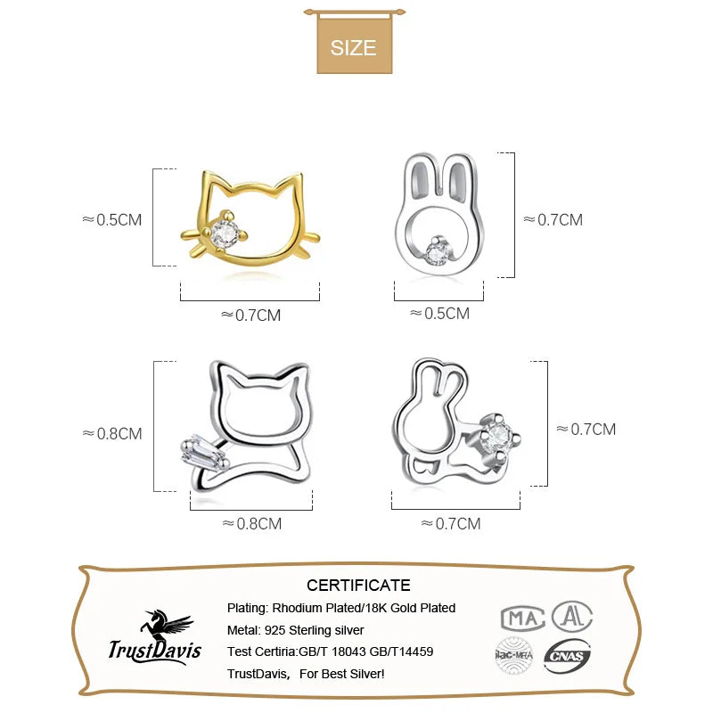 Cute Animal Stud Earrings DS3775