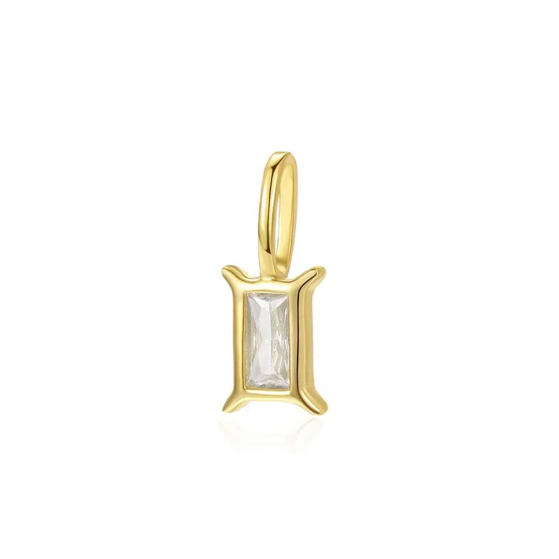 12 constellations Charm Pendant Handmade DIY Accessories DZ1694