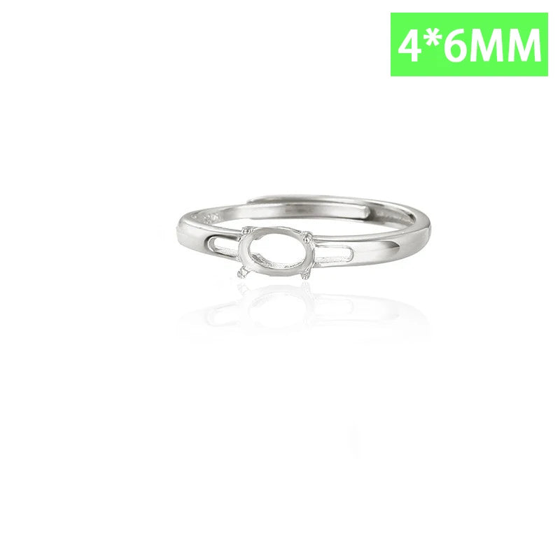 Four claw ring 4 6 8 10 empty bracket handmade DIY accessories DZ1689