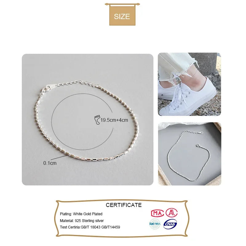 Fashion Women's Jewelry Chain 19.5cm Anklets DA121