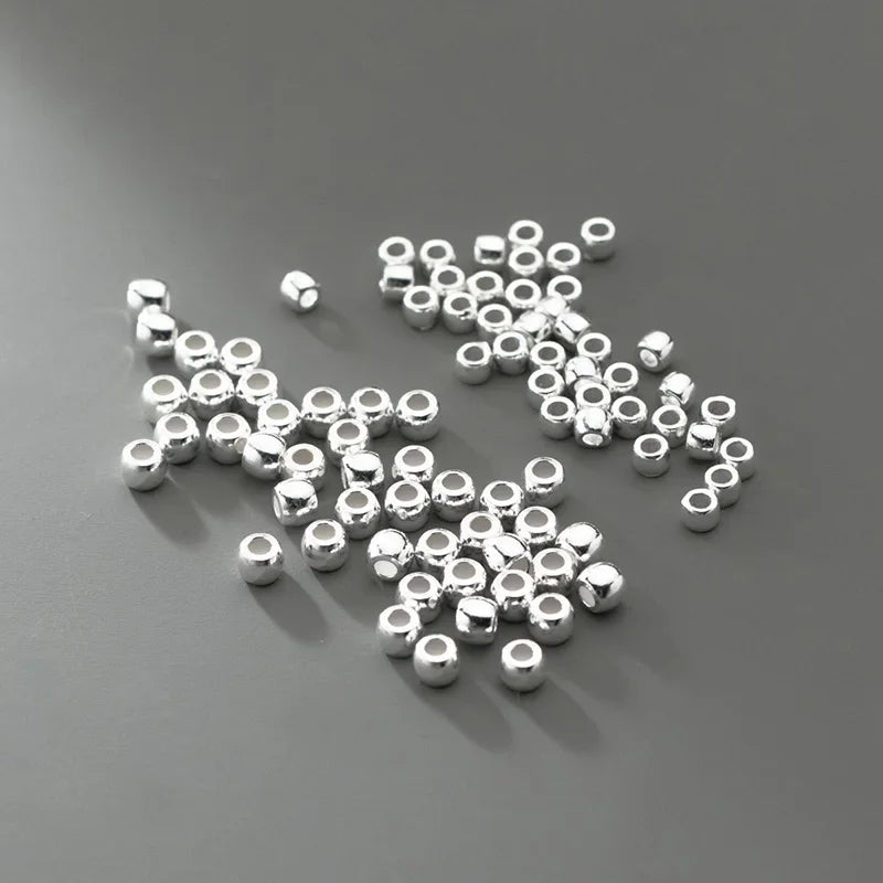 Round Separator Beads Pendant Handmade DIY Bracelet Accessories Jewelry HY937