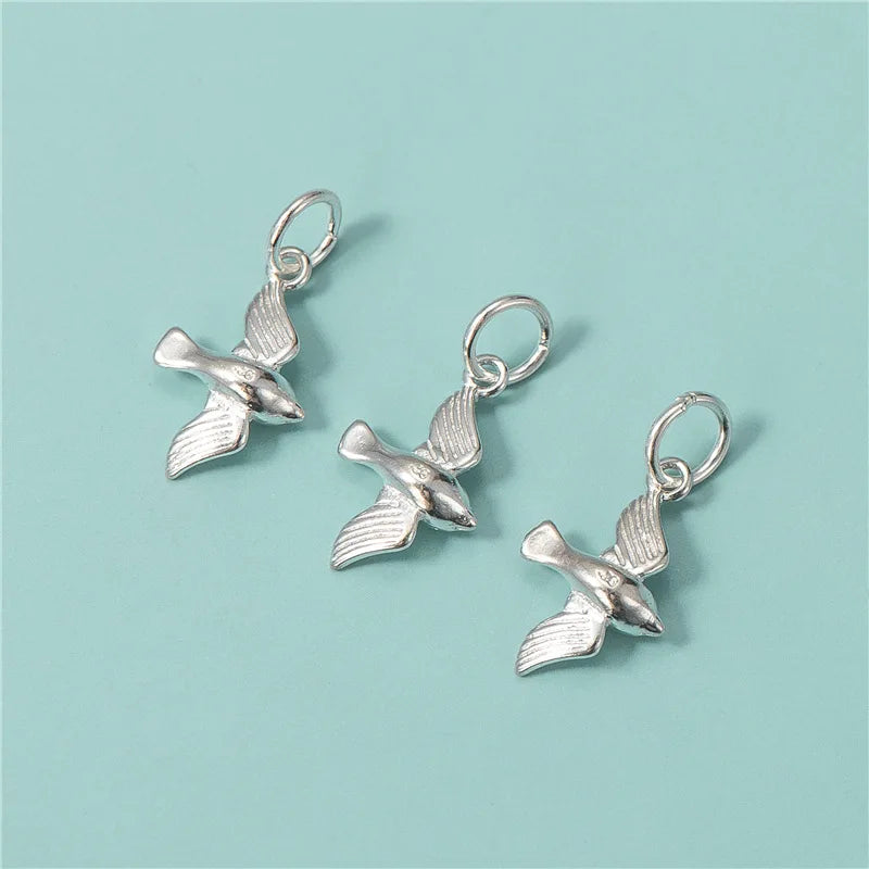 Animal Swallow Charm Pendant DIY Accessories Jewelry HY430
