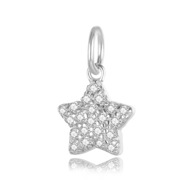 Star Dazzling Charm Pendant Handmade DIY Accessories HY144