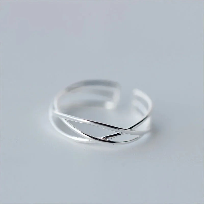 TrustDavis 100% 925 Sterling Silver Fashion Women Jewelry Hollow Cocktail Ring Sizable 5 6 7 Girls Xmas Gift DS482