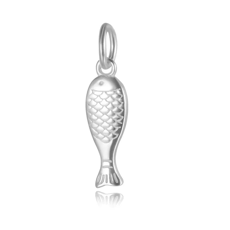 Fish Charm Pendant DIY Accessories Fine Jewelry H0007