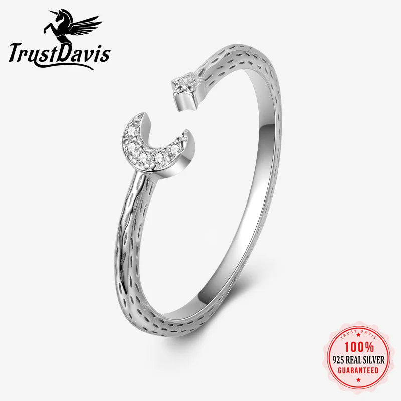 Star Moon Ring DA3235