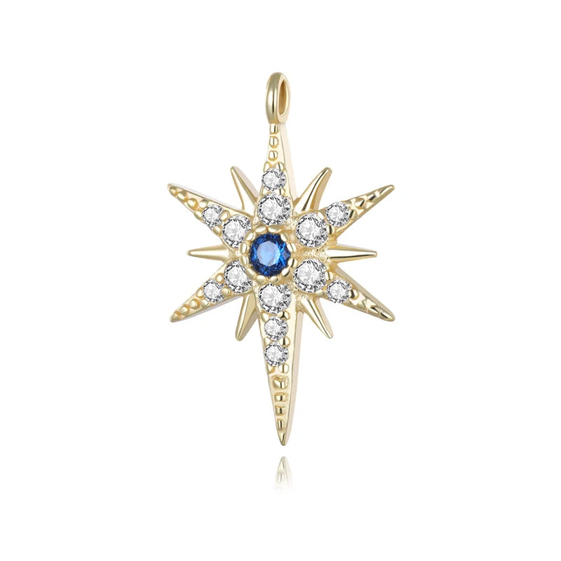 Star Charms Pendant DIY Accessories HY031