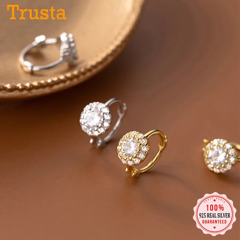 Round Charm Hoop Earrings DA2158
