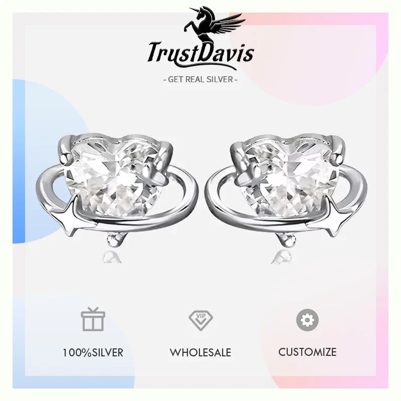 Heart Stud Earring DS4217