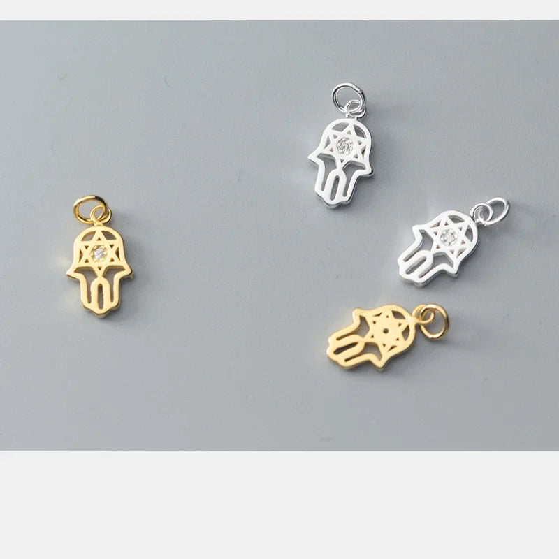 Palm Star Charm Pendant Handmade DIY Accessories HY235